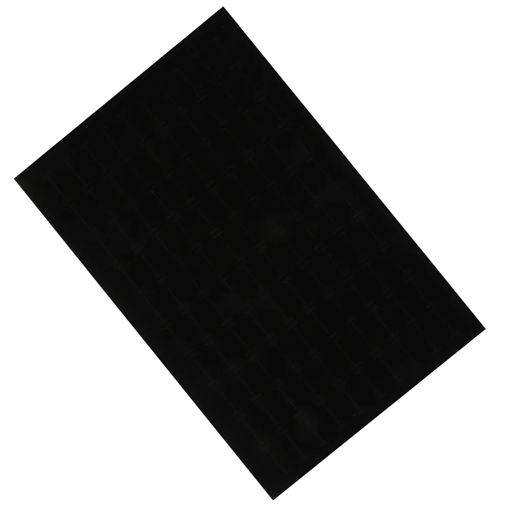 

Black Jewelry Box Pad Sponges Foams Earstud Insert Tray Earring Holder Showcase Pads Mat Supply Velvet Material