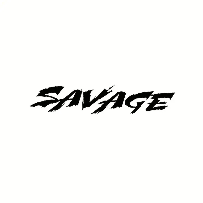 Humorvolle Savage-Vinylaufkleber – wasserfeste, Finish-Aufkleber für Autos, Laptops und Wände |   Langlebige, einfach anzubringende Grafiken