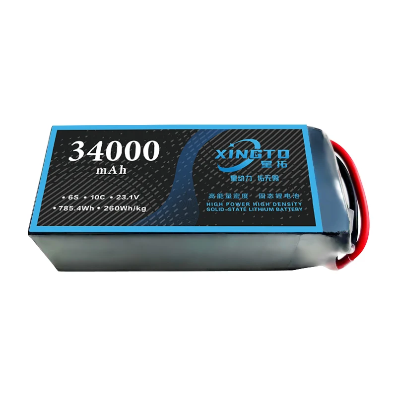 6S 34000Mah 10C 23.1V High Energy Density Battery Solid State Lithium Battery 260 WH/KG For drone UAV