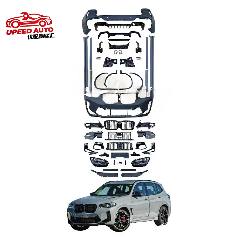 Suitable for STLF 2023 X3M Upgrade Car Body Kit Bumper Auto Parts Accessories G01 G08 20-22 Old to New Style BMWs X3