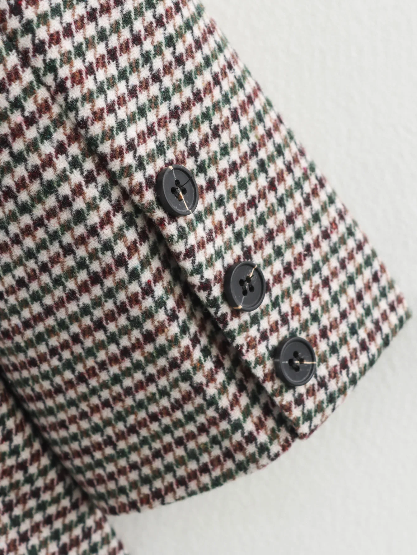 2025 Autumn Winter Women's Plaid Jacket Long Sleeve Lapel Single Breasted Slim Fit Casual Blazer Fashion Outwear Coats