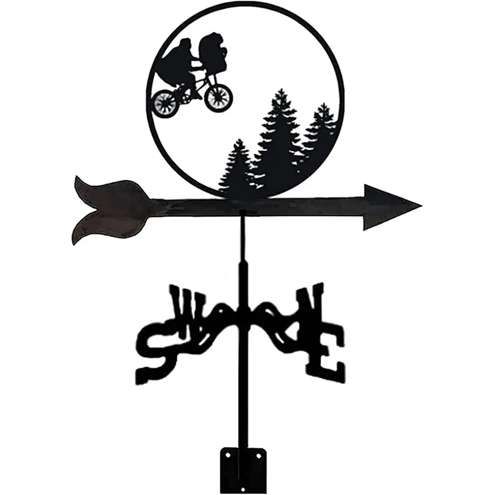 

European Style Metal Garden Weather Vane - Decorative Outdoor Home & Farm Weather Direction Indicator