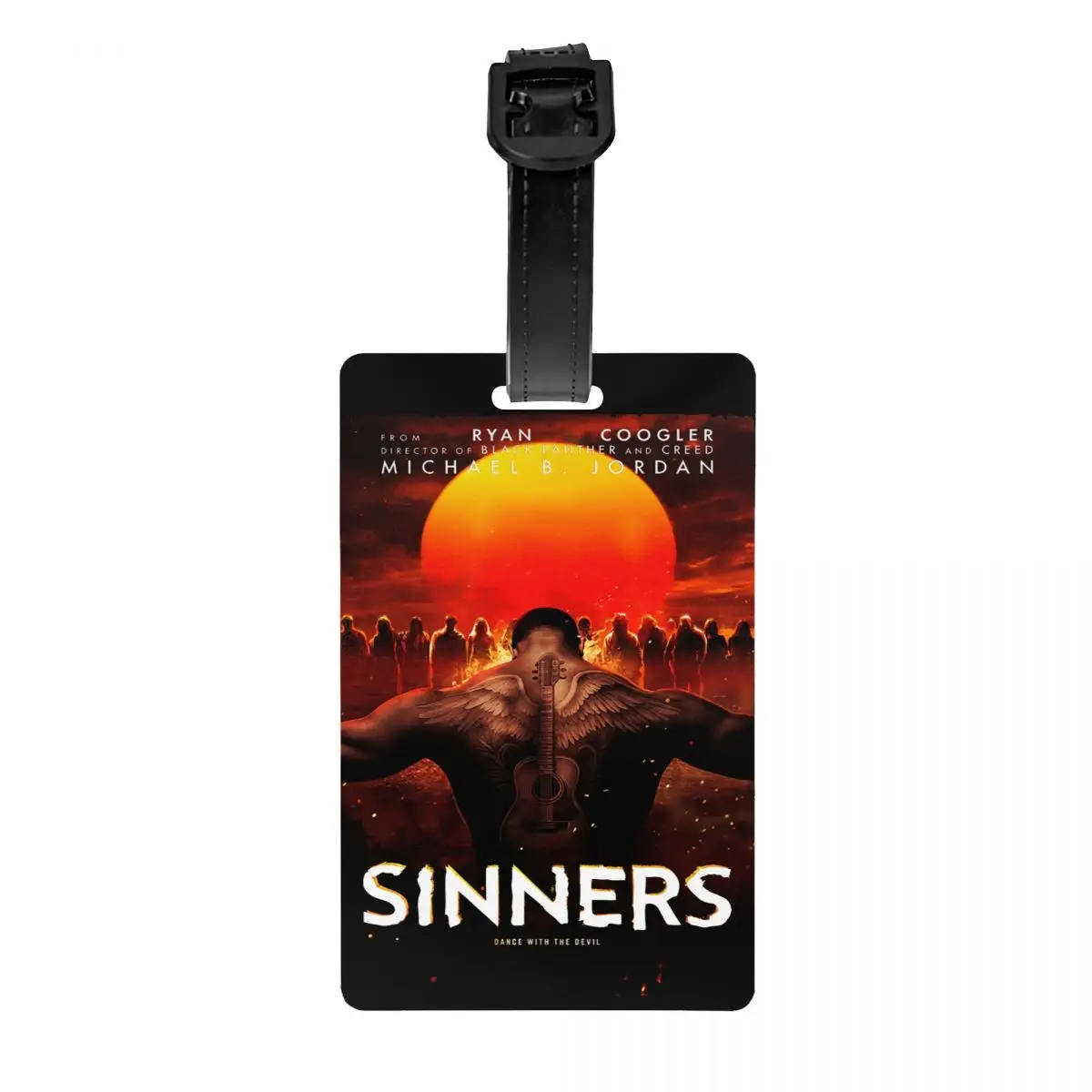 

Багажная бирка из фильма ужасов на заказ, багажная бирка для защиты конфиденциальности, багажные бирки, этикетки для дорожных сумок, чемодан