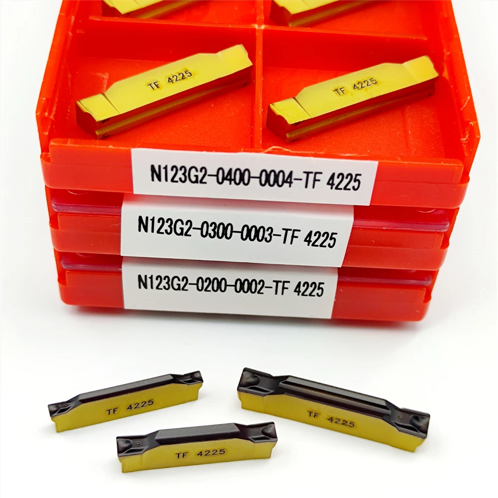 N123G2 0200 0300 0400  2mm 3mm 4mm CR1125 TF4225 grooving carbide inserts lathe cutter Parting and grooving tool N123 G2