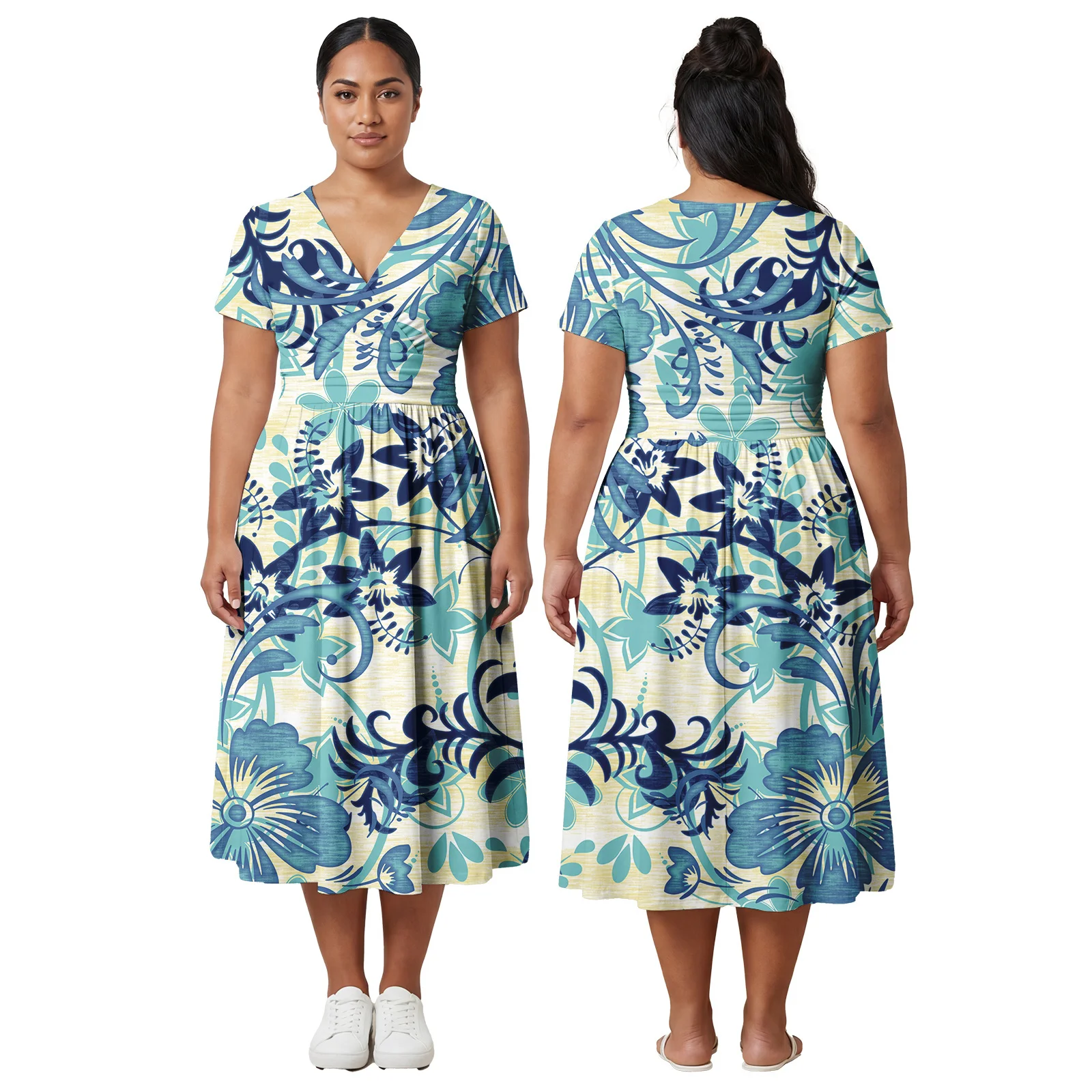 

Creativity Print Custom Image Lady Clothing Hawaiian Island Beach Dress Polynesian Classic Skirts Samoan Trendy Women Dresses