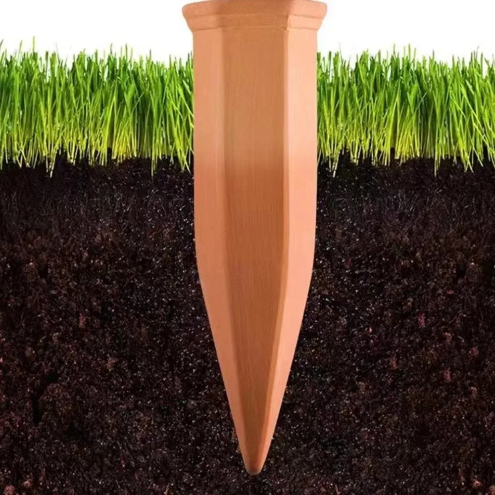 Potted Plant Watering Kit Watering Stakes Terracotta Automatic Slow-Release Drip Irrigation System Glass Wine Bottle Waterer