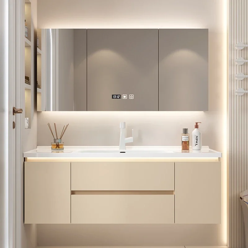 Luxury Display Bathroom Cabinet Storage Closet Corner Vanity Entrance Bathroom Cabinets Narrow Gabinete Room Furniture