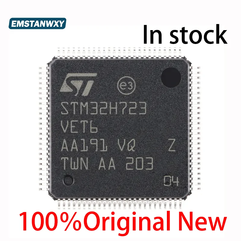 STM32H723ZGT6 STM32H723VET6 STM32H723ZET6 STM32H723VGT6 ARM-M series 550MHz Microcontroller (MCU/MPU/SOC) IC chip