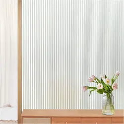 Privacy Self-Adhesive Opaque window Film for Glass Anti UV Vinyl Decorative Patterned Static Cling Window Stickers for Home