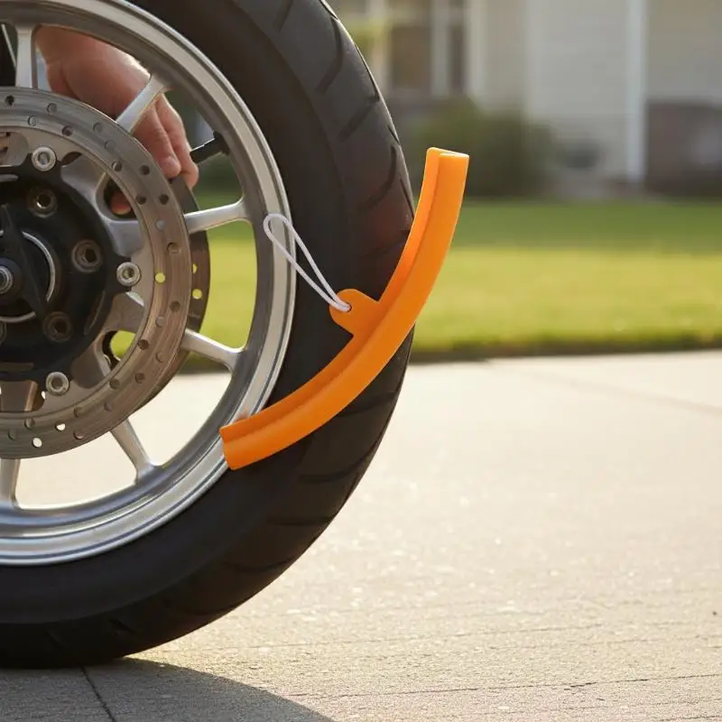 

5Pcs Car Motorcycle Wheel Rim Protectors Bicycle Anti Scratch Tire Guard Portable Rim Shield for Daily Use