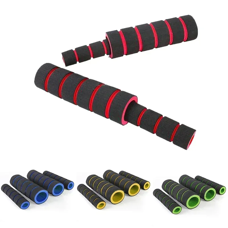 1 Pair Motorcycle Bike Cycling Handle Bar Grips 23mm + 1 Pair Brake Clutch Lever Soft Foam Cover 10mm