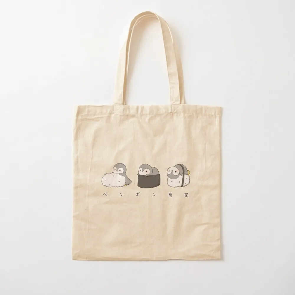 Baby Emperor Penguin Yummy Nigiri Sushi Set Tote Bag Gift bag Cloth bag