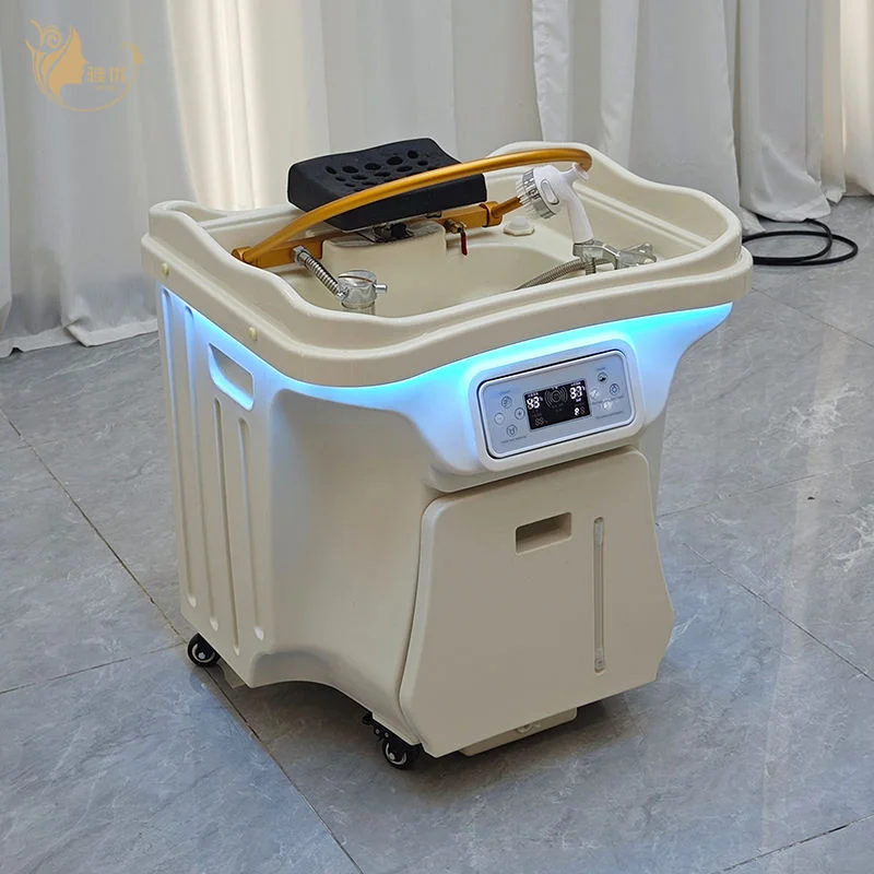 Eco-Friendly Portable Hair Wash Basin Salon Basin Hair Wash Durable Plastic Hair Wash Basin for Barber Shop and Hair Salon
