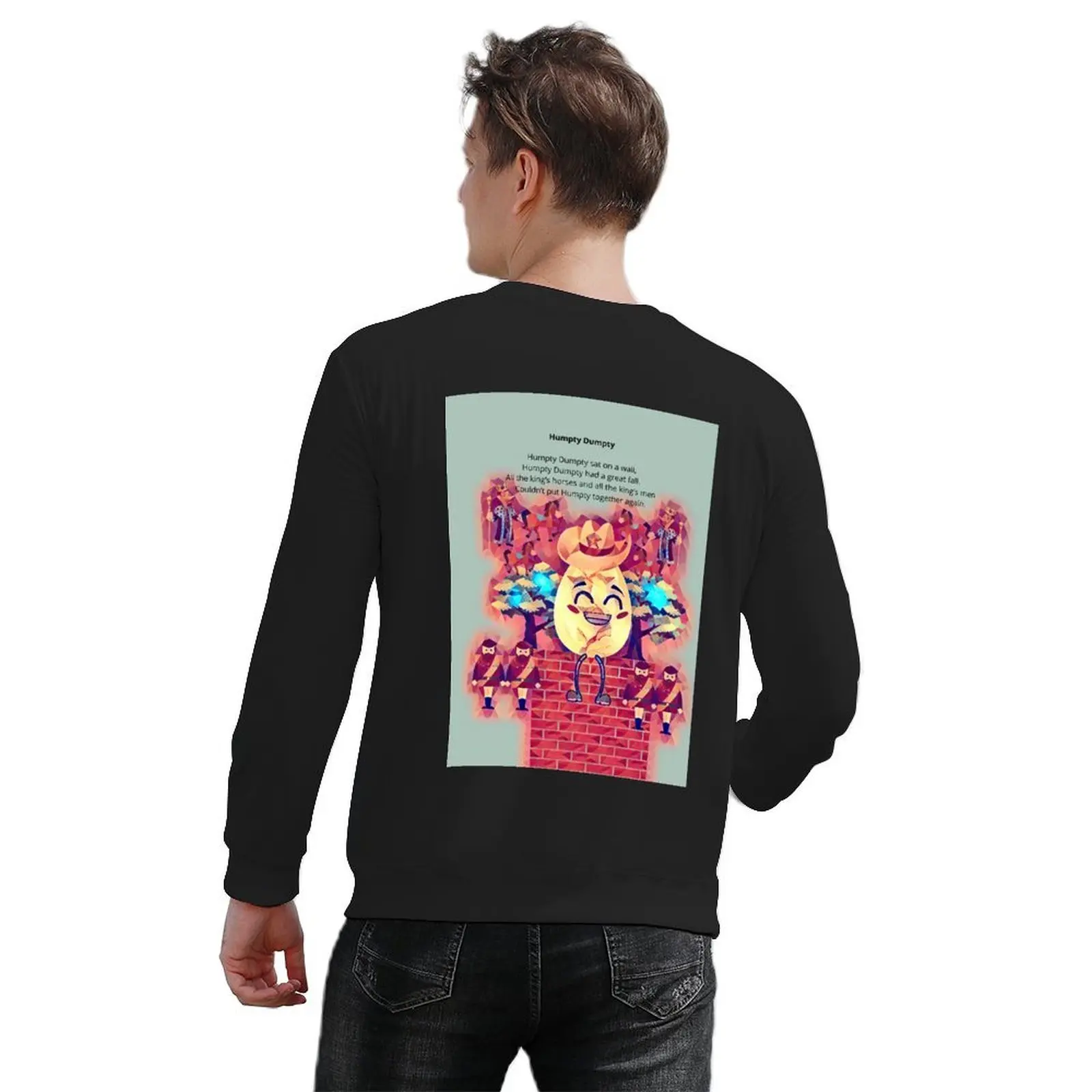 HUMPTY DUMPTY RHYME Pullover tracksuit men men's sweat-shirt set men's clothing winter clothes sweatshirt male