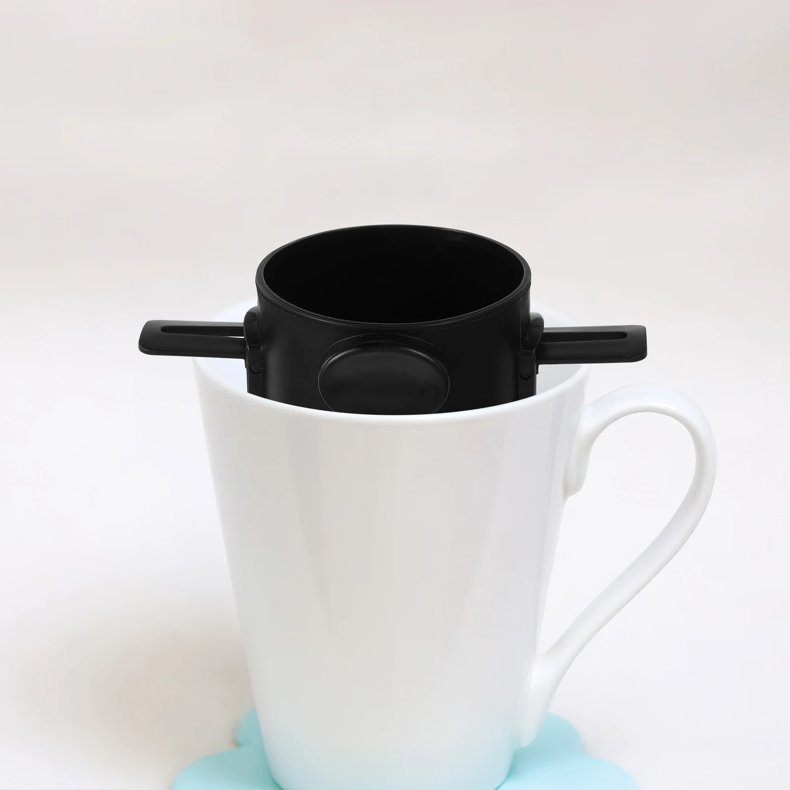 

Double Layer Stainless Steel Coffee Filter Funnel Collapsible Reusable Portable Drip Coffee Strainer for Home Travel Camping