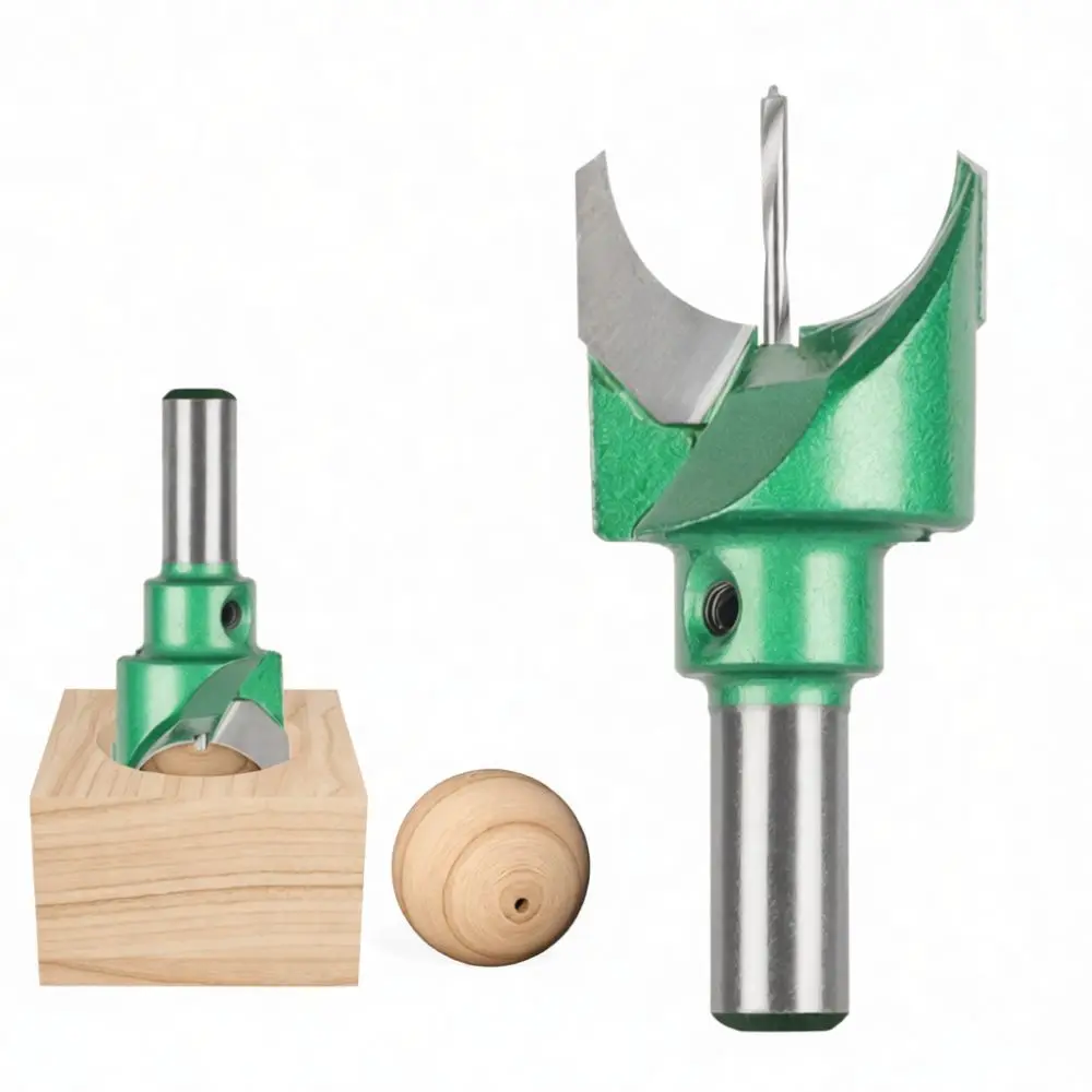 Professional Woodworking Milling Bit Buddha Bead Cutter Tungsten Carbide Drill For Precise Hole Making Craft Tool