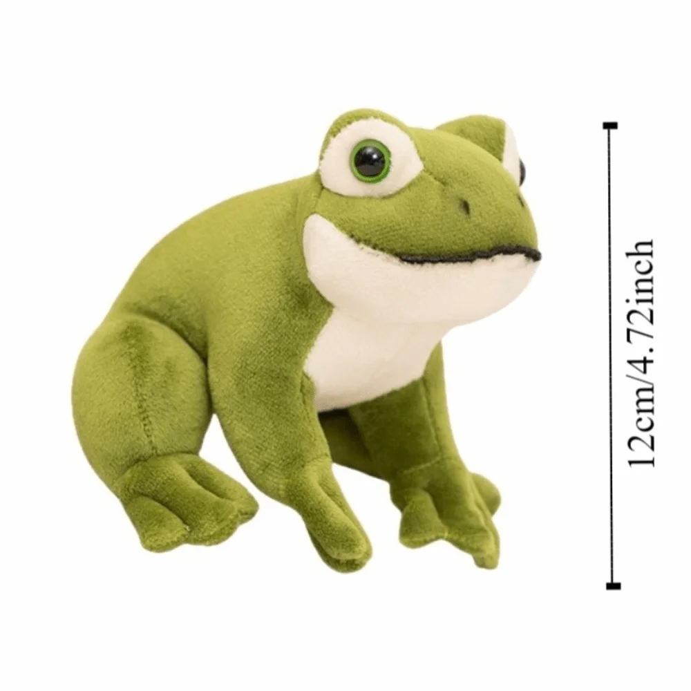 Cartoon Anime Green Frog Plush Toy Collection Soft Mini Frog Plush Doll PP Cotton Funny Cartoon Frog Stuffed Toy Christmas