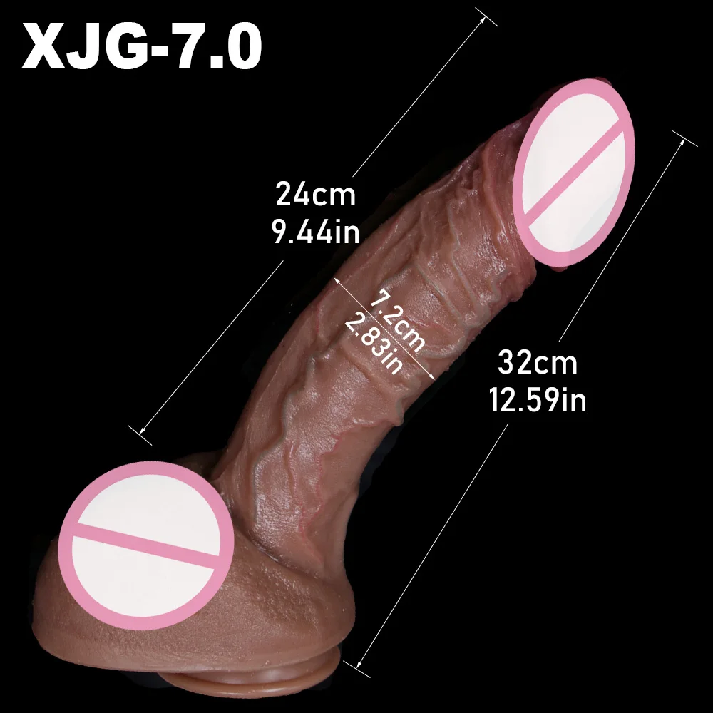 Super Invincible Big Dildo Realistic Silicone Penile Adult Shop Masturbation Female Vaginal Stimulating Anal Sex Toy Homosexual