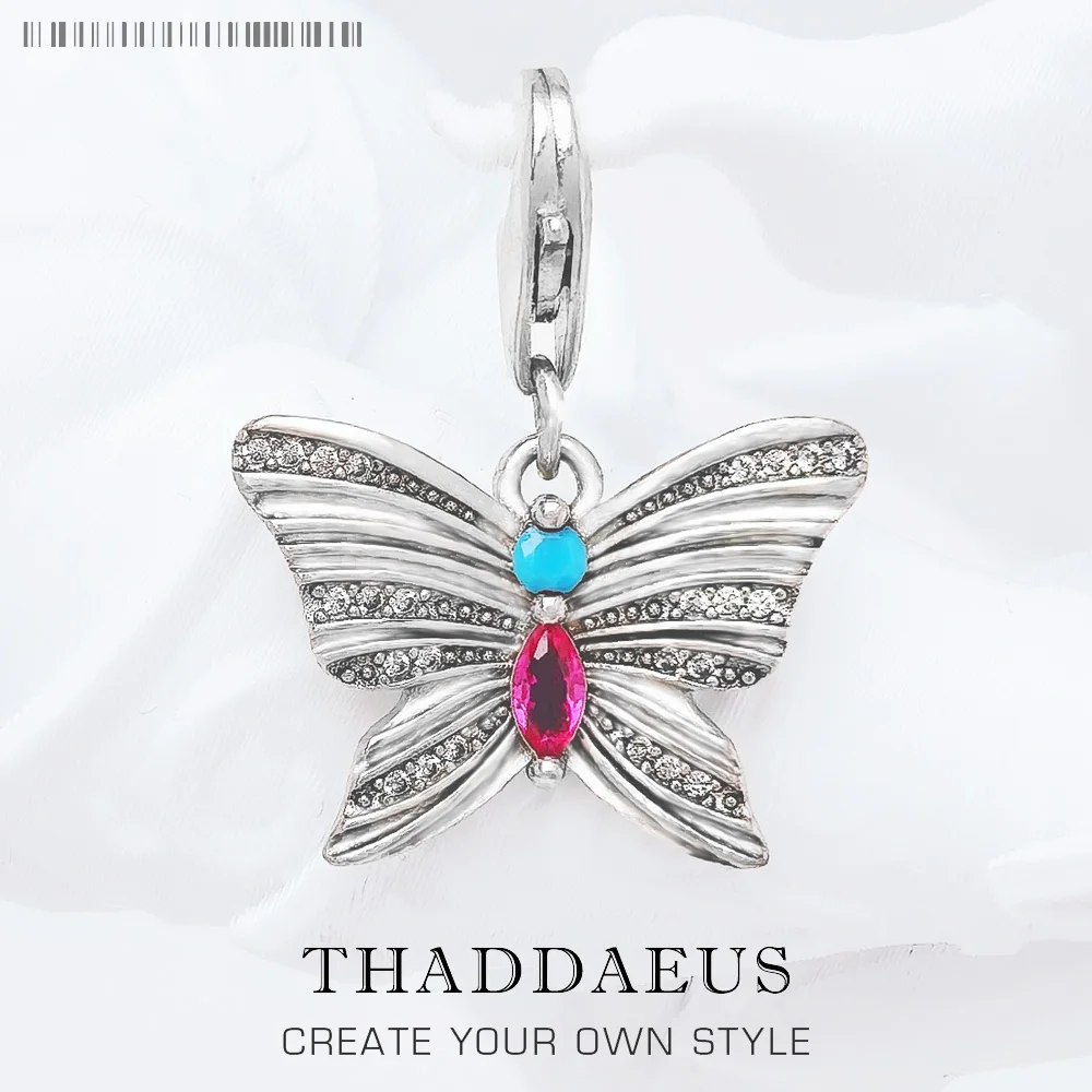 

Женский кулон-бабочка из серебра 925 пробы