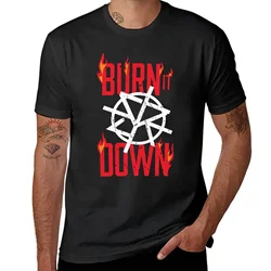 Seth Rollins Burn It Down T-Shirt summer top Blouse clothes for men
