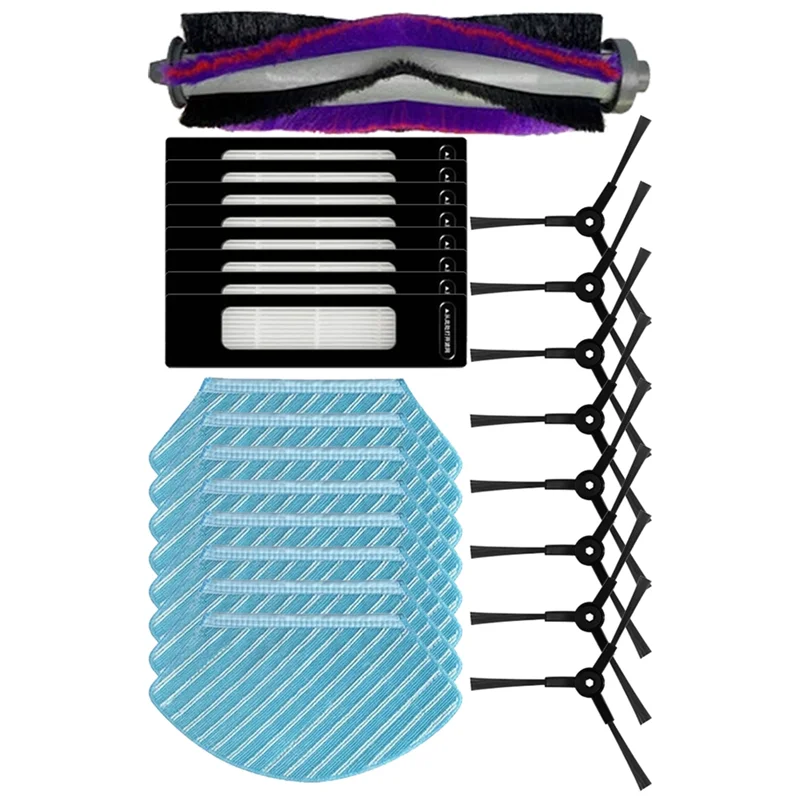 

UNCL для пылесоса Midea M7/M7 Pro/M7 Max/Eureka NER700, запасная часть, основная щетка, боковая щетка, фильтр, ткань для швабры