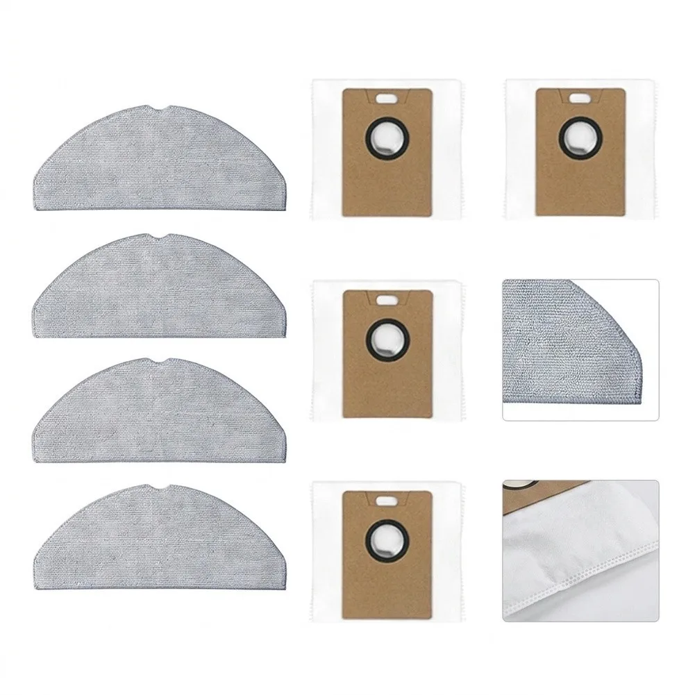 Replacement Dust Bag As Shown Robot Vacuum Mop Cloth Clog-free Performance Strong Seal Design Traps Dust And Debris