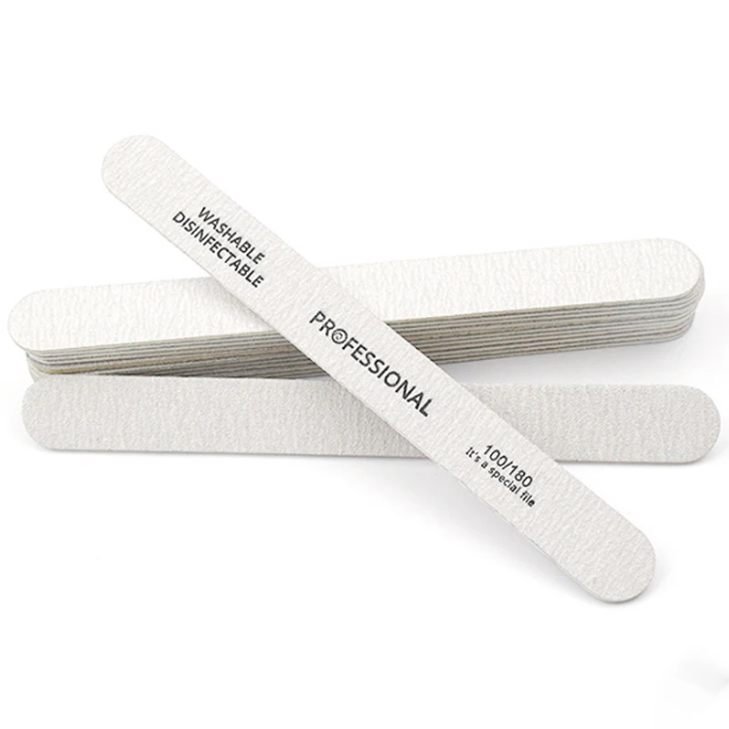 

100, профессиональная пилочка для ногтей с ломтиками дерева, тонкие шлифовальные полоски для маникюра, ремонт, настоящие инструменты для ногтей, маникюр для начинающих, обрезка, натирание