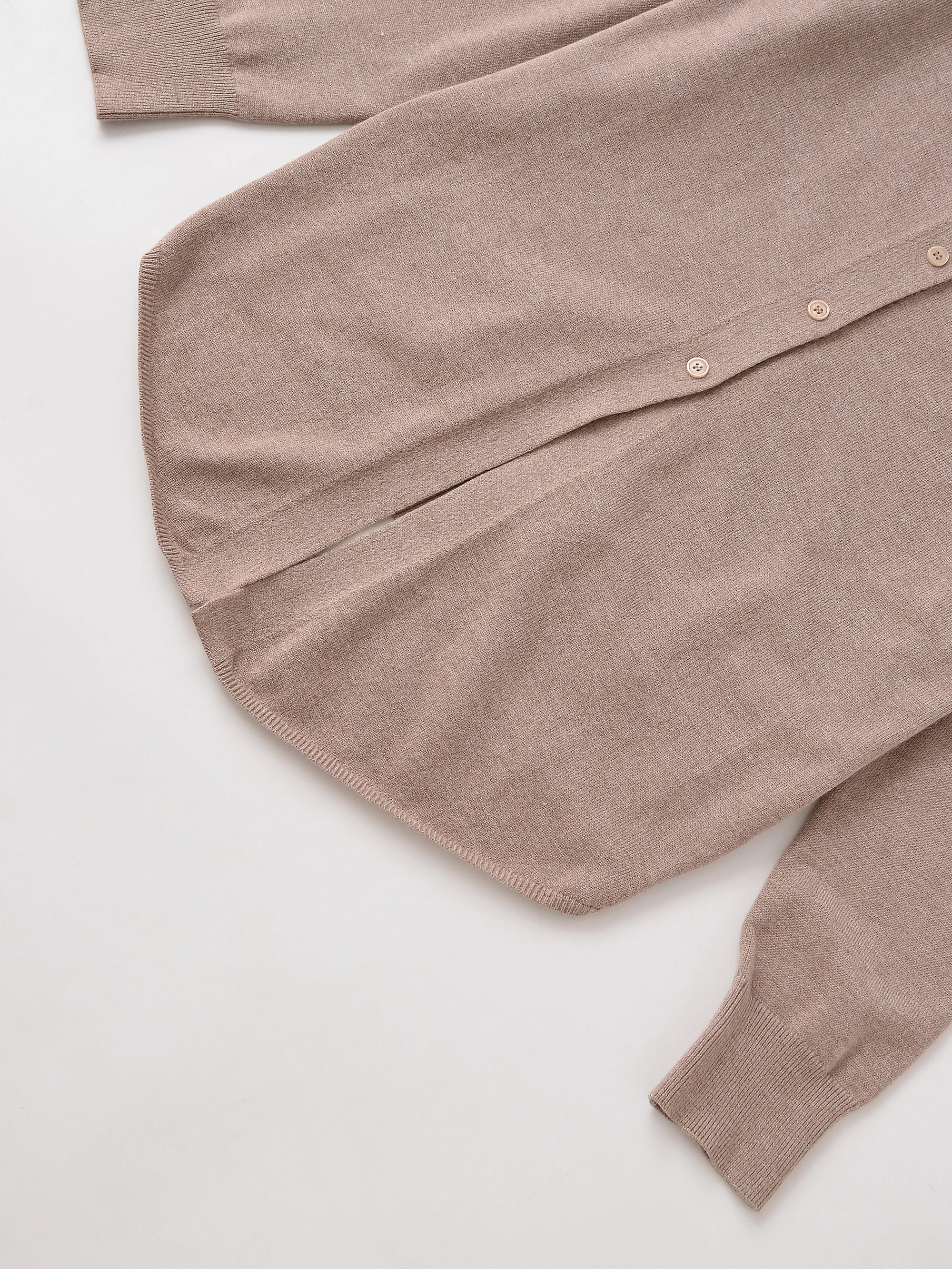 Roupas femininas outono novos produtos simples e versáteis casual e elegante em torno do pescoço manga longa jaqueta de malha