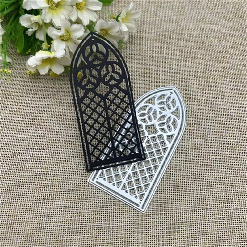 Geometry Window lace flowers Frame Metal Cutting Dies Stencils For DIY Scrapbooking Decorative Embossing Handcraft Template