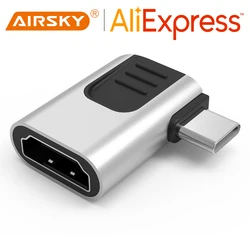 AIRSKY Type C to HDMI Adapter Cable Converter for Iphone Ipad Apple Huawei Samsung Laptop Mobile Tablet Projectors Monitor