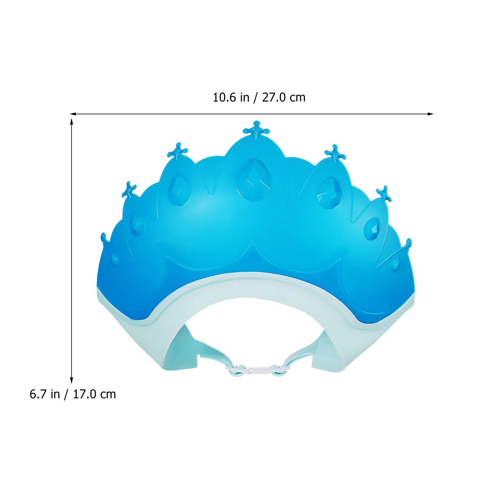 

3 Pcs Waterproof Hair Washing Hat for Toddlers Shampoo Cap Kids Shield Baby Shower Bath Hats Crown Design Protect Eyes Ears