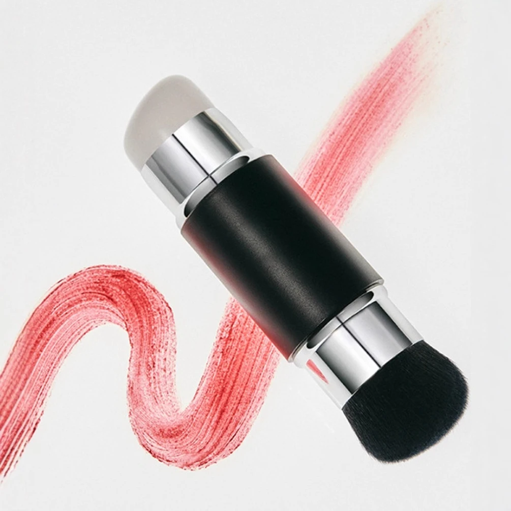Multifunctional Double Headed Silicone Blush Brush Private Label Custom Logo Vegan Makeup Tools Wholesale Cosmetics Beauty