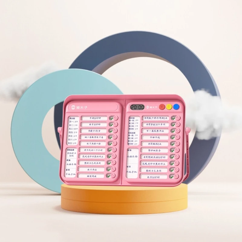 Portable Chores Chart for Kid, To Do List Checklist Task Board for Daily Weekly Planning My Chores Behavior Reward Chart