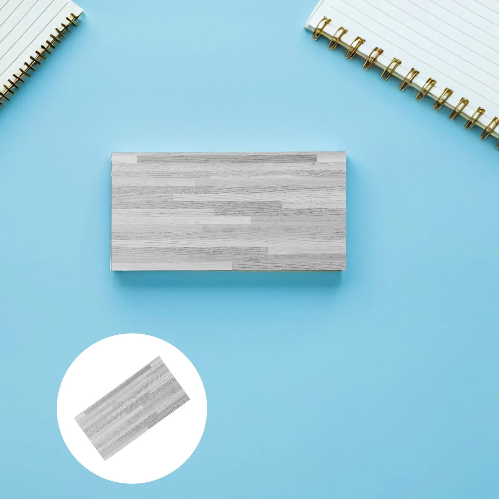 

4Pcs Dollhouse Flooring Miniature Wood Grain PVC Floor Sheets Self-Adhesive Easy Cut Realistic Texture for DIY Mini House