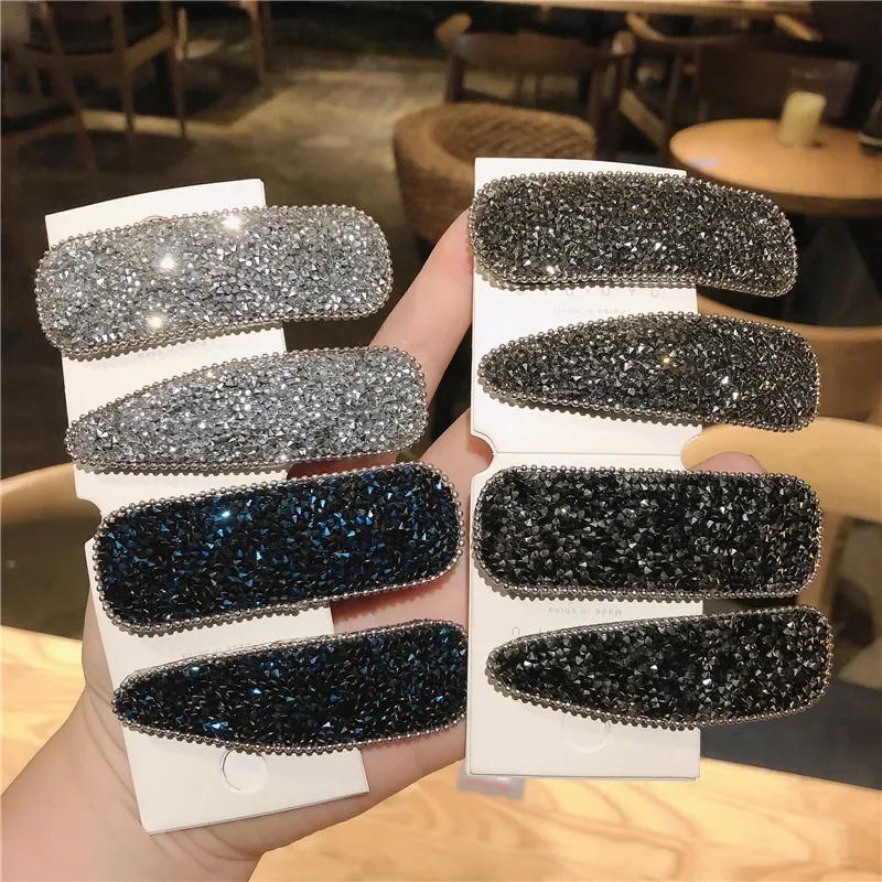 Korean Shiny Sequins Hair Side Clips Women Girls Bangs Edge Hairpins BB Clip Barrettes Headwear Fashion Hair Styling Accessories