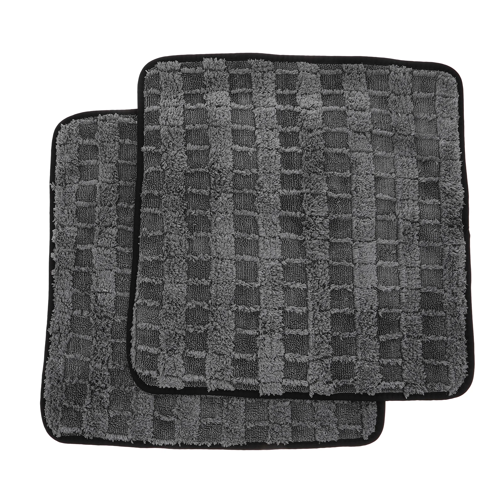 

2pcs Microfiber Car Wash Towels Water Absorbing Drying Cloths Auto Cleaning Tool Thickened Durable Gentle Super