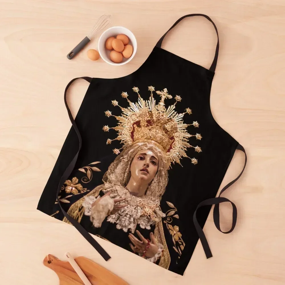 

Virgin Mary Mother Mary Madonna Apron work ladies Women's Home Clothes Men kitchen Apron