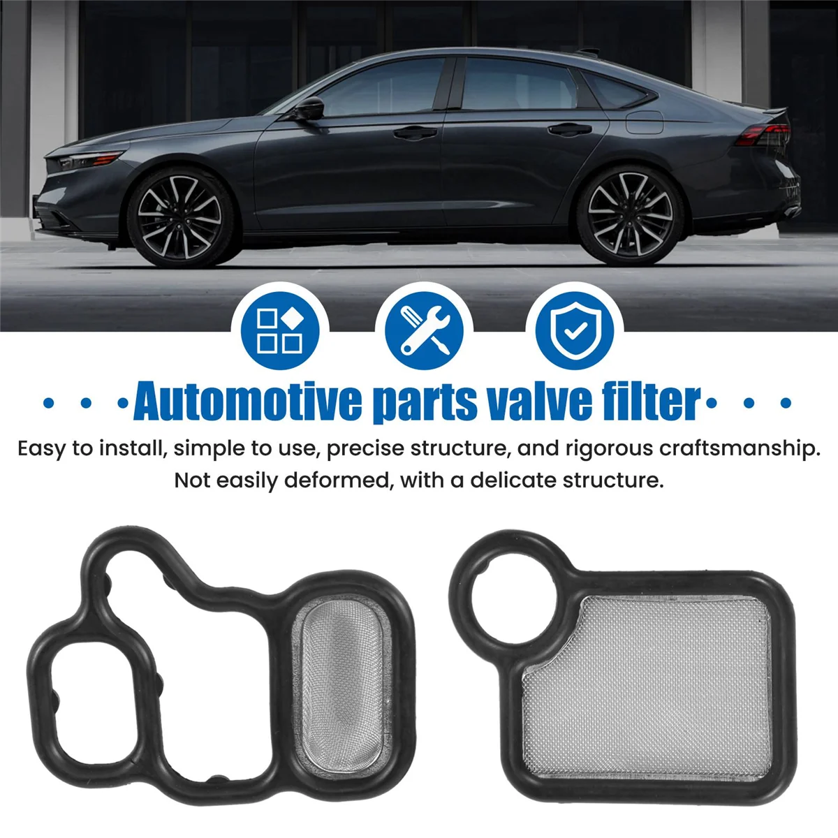 Guarnizione a solenoide filtro valvola a bobina per Honda Accord RDX CR-V elementi per Acura muslimatexmuslimah