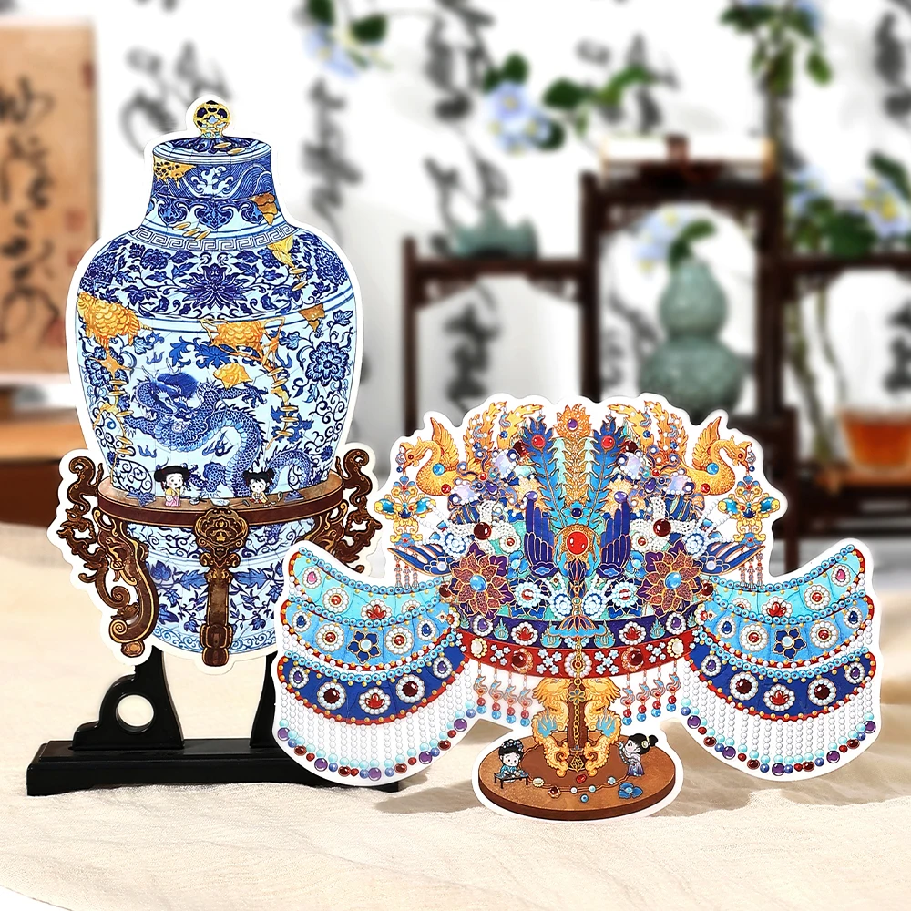 

Card Lover 4 шт. [серия Antique Restorer 2.0] Наклейки-пазлы большого размера Ручная работа DIY Пейзажные наклейки Комплект ПЭТ-материалов