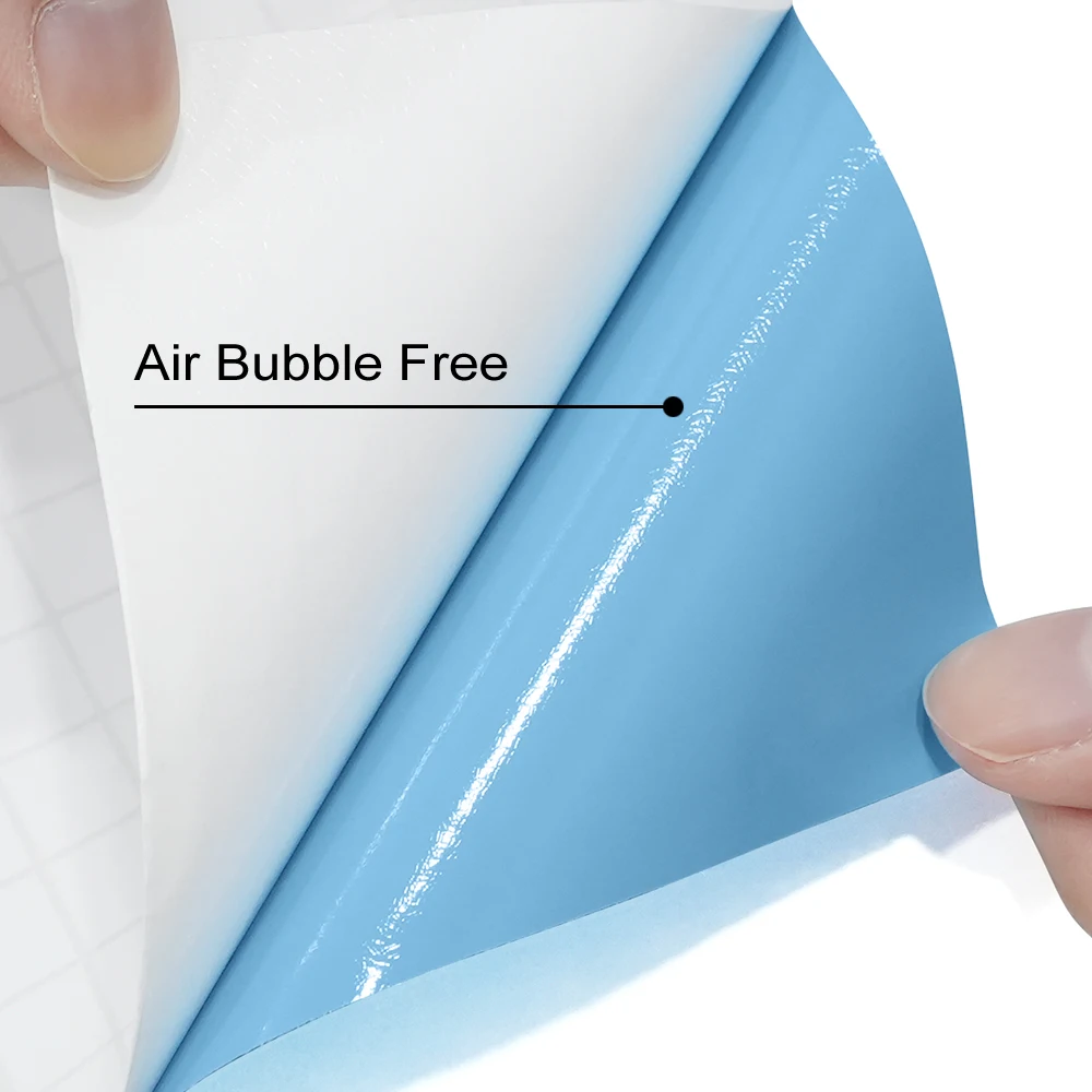 Matte Light Blue Car Vinyl Wrap Roll Film DIY Motorcycle Body Styling Decals Auto Interior Console Modification Film Air Release view 6