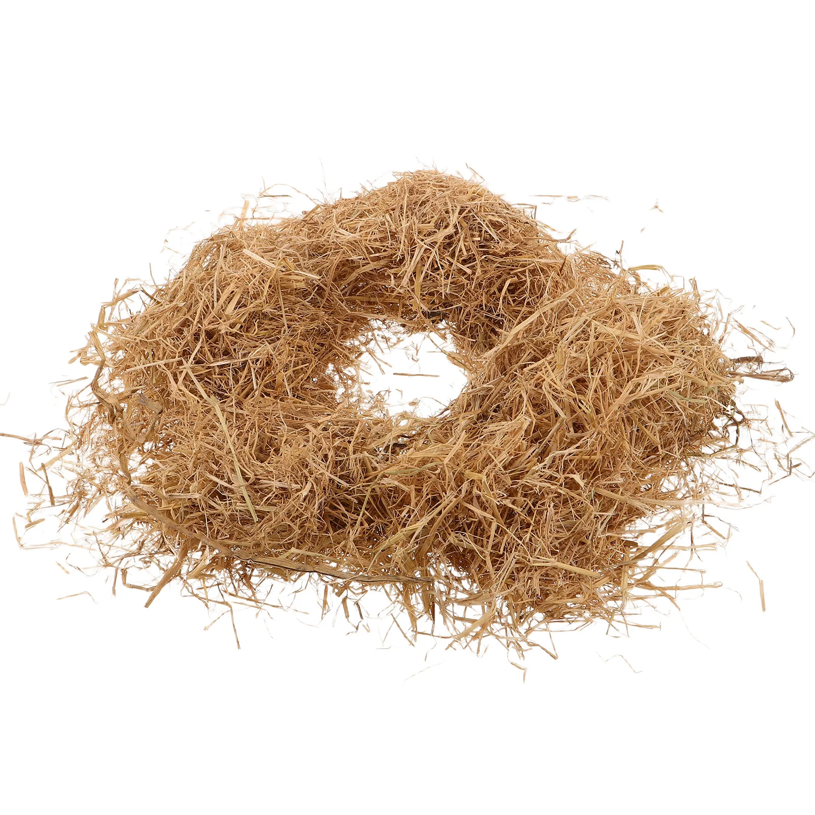 

Natural Straw Bunny Nest Straw Bedding Dry Soft Nesting Pads Reusable Bunny Nest Protective Mats Animal Nesting Pads for Egg