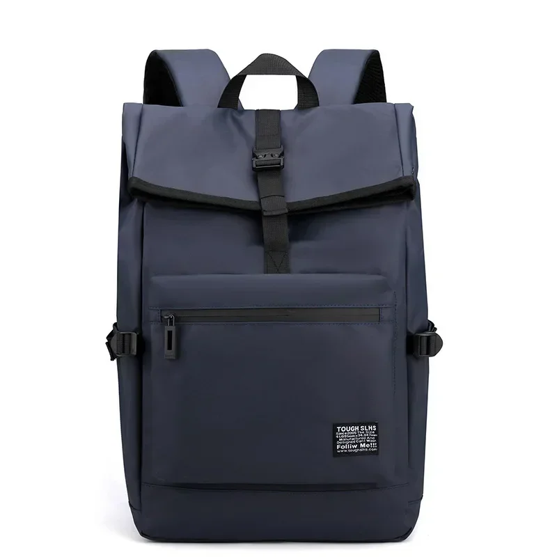 Mochila leve para laptop masculina, bolsa de viagem casual simples, grande bolsa de estudante fácil de transportar, 15,6 ", nova, 2020