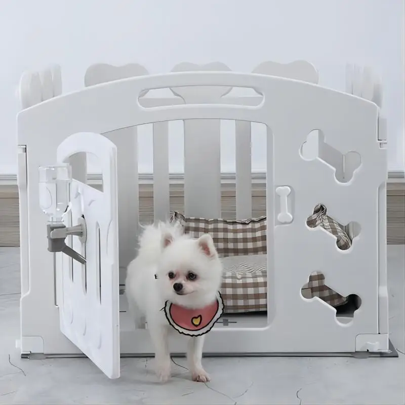 

Factory High Quality Professional Dog Fence Plastic Indoor and Outdoor Pet Puppy Fence Dog Cage Pet Gates Pet Play Pens