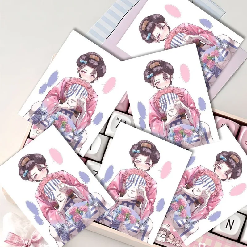 

Hakuji Koyuki Small Card Demon Slayer: Kimetsu No Yaiba Anime Peripheral Cute Cartoon Creativity Support Card New Gifts