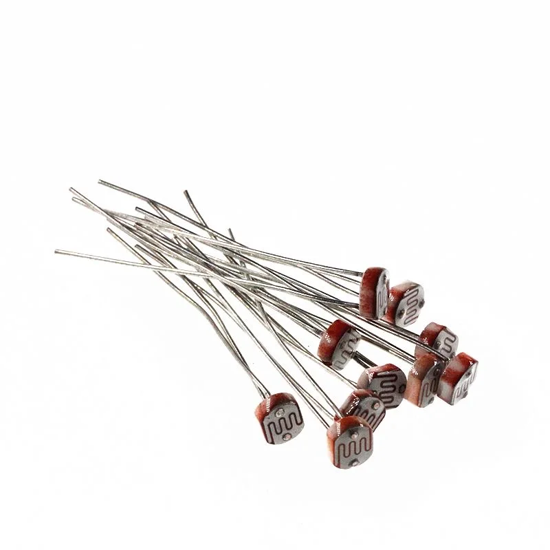 20PCS GL5539 GL5516 GL5549 GL5537 GL5506 GL5547 5mm Photoresistor Light-dependent Resistor LDR Light Detection Switch Sensor