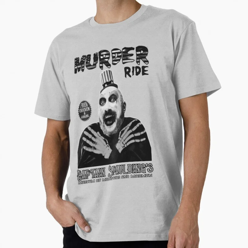 ركوب القتل - بيت متحف الكابتن سبولدينج 1000 جثة هدية الهالوين المخيفة تي شيرت للمعجبين بلايز كبيرة الحجم #5