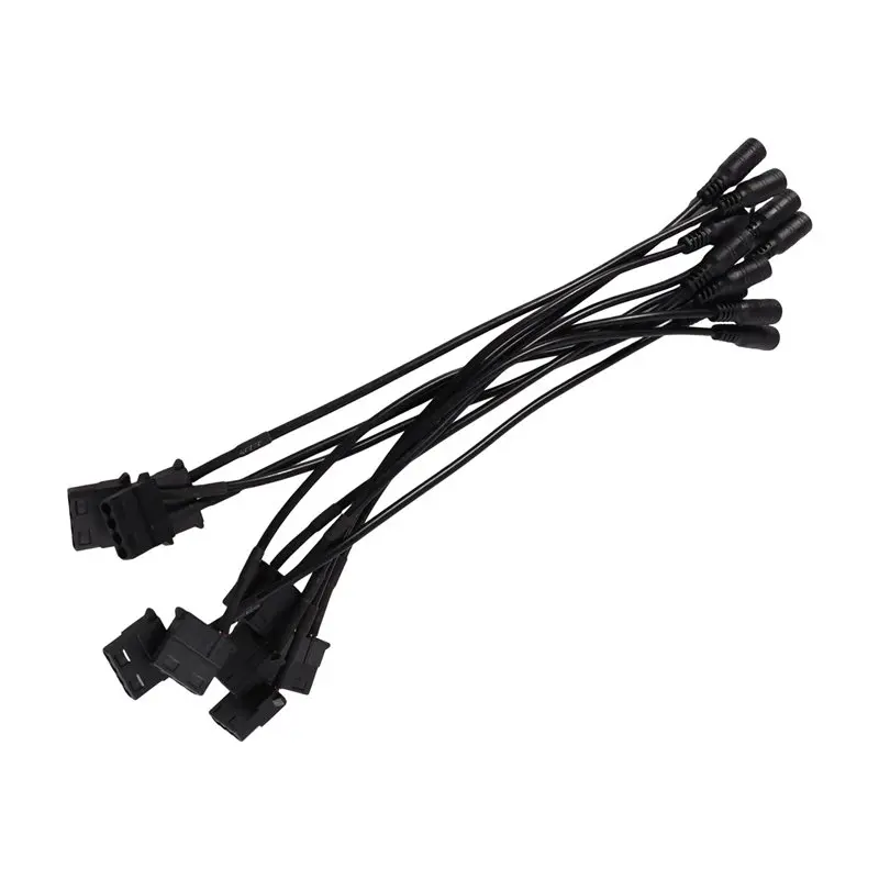 LXYB18B DC 5521 To IDE Adapter Cable(10Pcs) For Molex 4-Pin Female Power Supply- DC 5.5X2.1Mm Converter Power Supply Cable