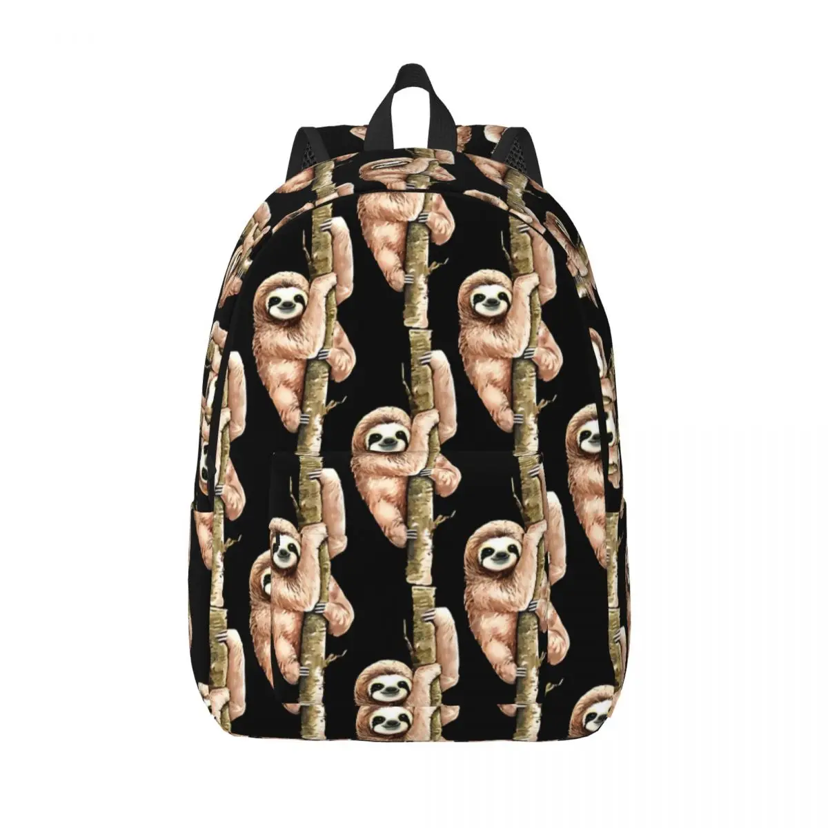 On A Tree College Bag Sloth Teen Girl Boy Men Women Adult Cool Hiking For Gifts Zipper Closure Daypack