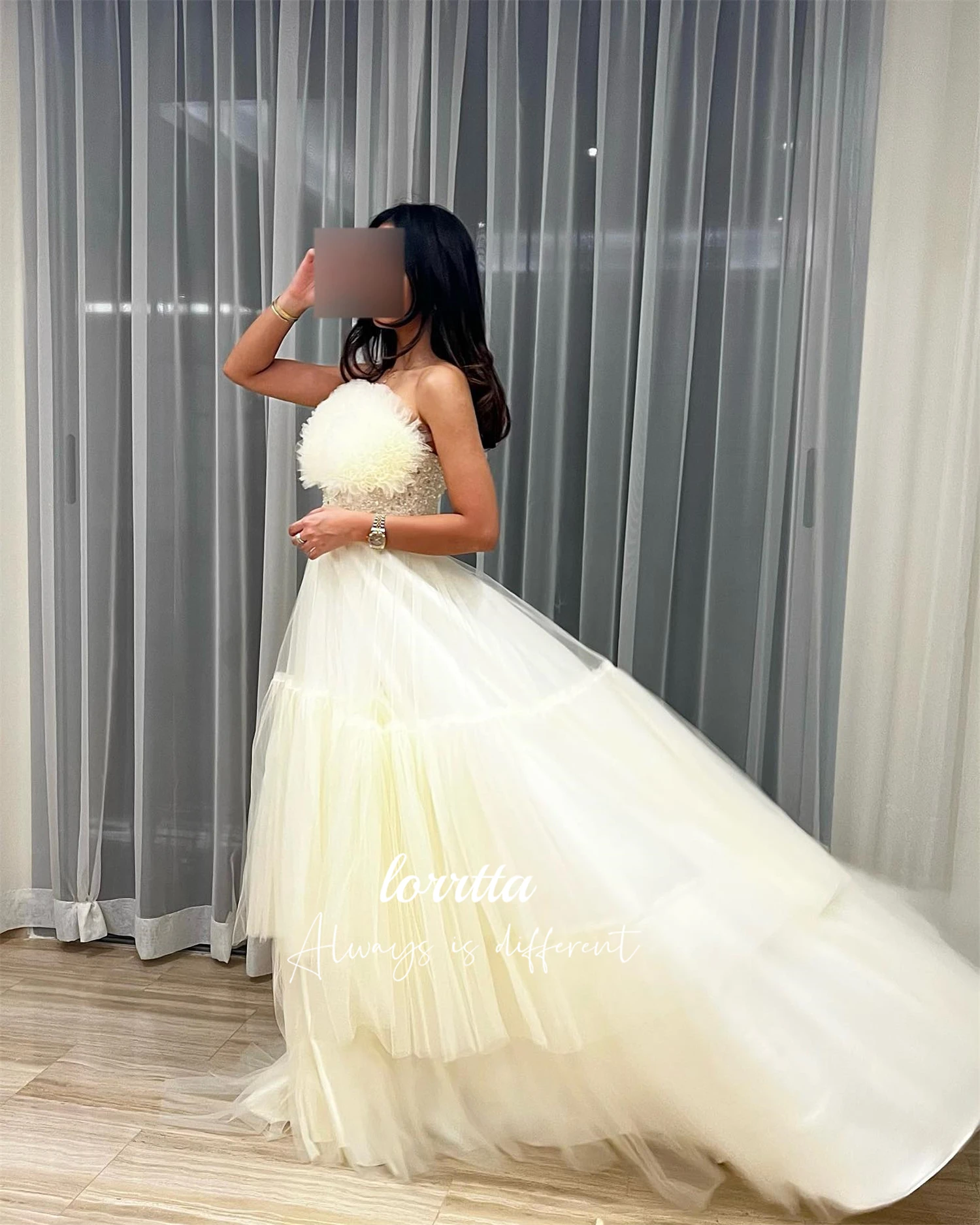 Lorrtta Line A Wedding Dress Party Elegant Evening Dresses for Special Occasions Robes De Cocktail Robe Soiree Woman Customized