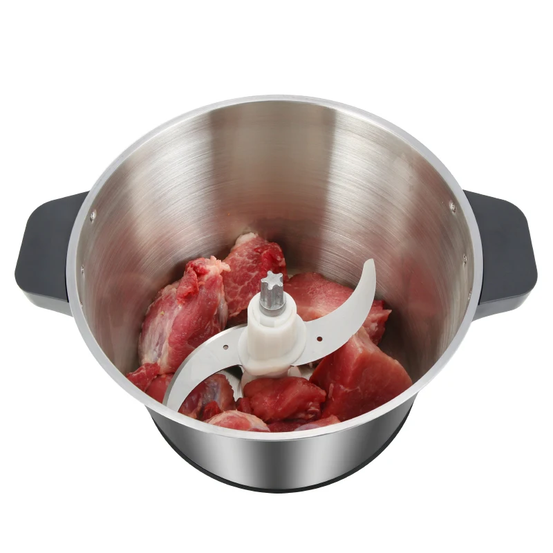 Portable Stainless Steel Meat Grinder with Large Capacity Two-speed 1000-2000W 110V-220V-380V
